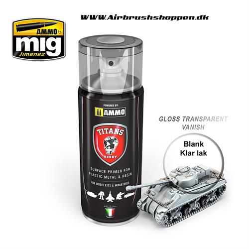 TTH 114 TITANS HOBBY: GLOSS TRANSPARENT VARNISH KLAR LAK BLANK